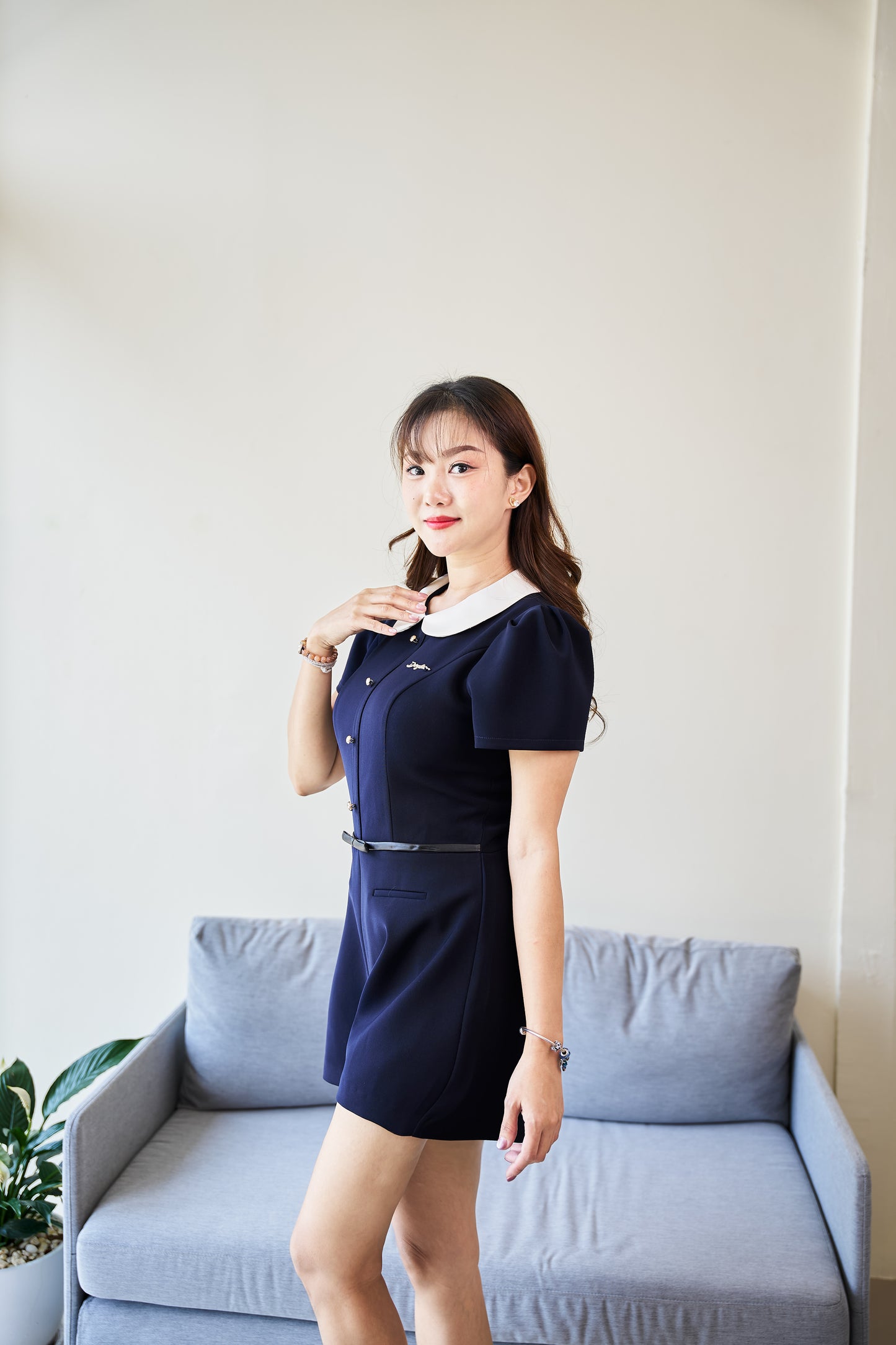 Zamy Jumpsuit Navy blue - ZM015
